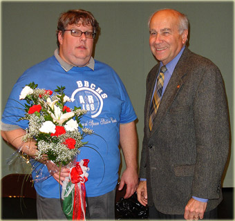 Jim K9BIG and
guest speaker Maury W4HYB