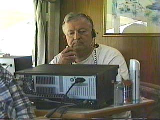 Don K9NR operating from the motor home.