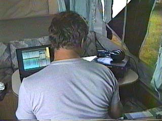 Bob N9MBR operating HF.