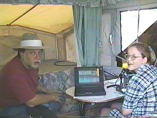 Clay N9IO and daughter Crystal W9IOU.