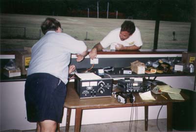 80 and 160 station at the Cricket Club Icom 751A and AL80 amp