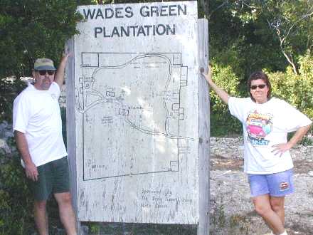 Jerry and Lori touring plantation