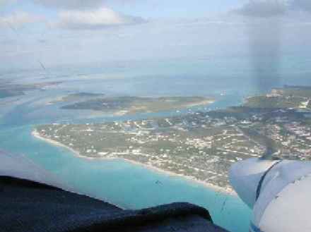 Leaving Caicos. It was fun!