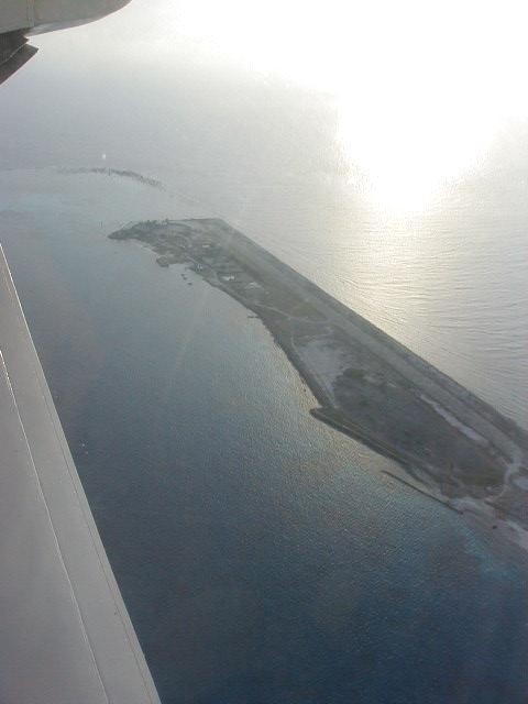 Layang Layang Island in the middle of the South China Sea