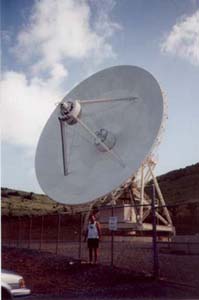 Photo 1 - (VLBA dish at St. Croix), WB9Z pictured below.
